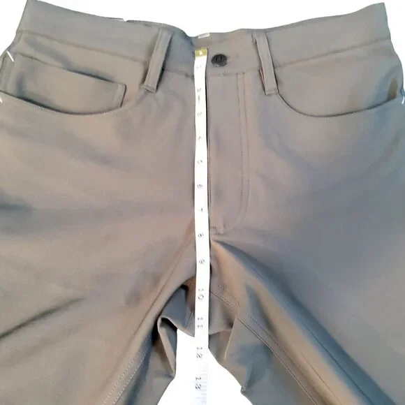 Footjoy Mens Athletic Fit Golf Pants Size 34/34 Polyester/Spandex Gray - Picture 4 of 8